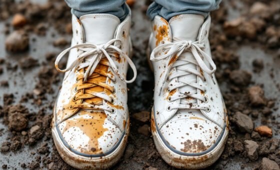 Como Tirar Mancha de Barro do Tenis Branco Depois que Secou